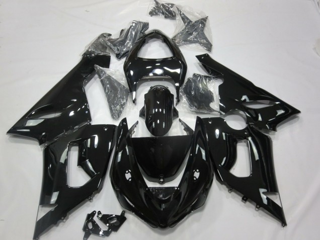 2005-2006 Noir Brillant ZX6R Carénage 2005-2006 Noir Brillant ZX6R Carénage