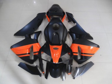 2005-2006 Noir Mat & Orange Brillant CBR600RR Carénage