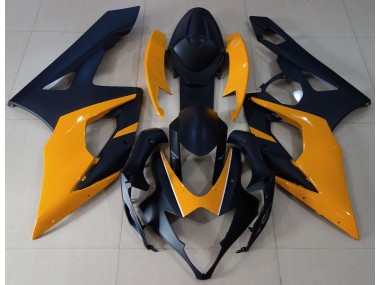 2005-2006 Noir Mat & Orange Clair GSXR 1000 Carénage