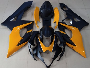2005-2006 Noir Mat & Orange Clair GSXR 1000 Carénage