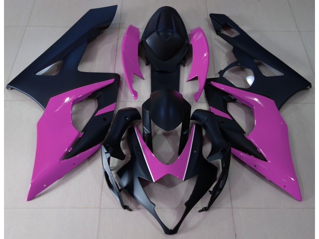 2005-2006 Noir Mat & Rose GSXR 1000 Carénage 2005-2006 Noir Mat & Rose GSXR 1000 Carénage