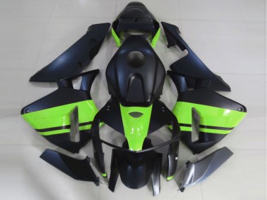2005-2006 Noir Mat & Vert Clair CBR600RR Carénage