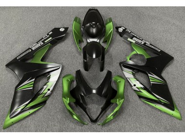 2005-2006 Noir Mat & Vert GSXR 1000 Carénage