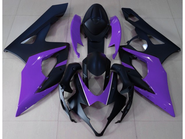 2005-2006 Noir Mat & Violet GSXR 1000 Carénage 2005-2006 Noir Mat & Violet GSXR 1000 Carénage