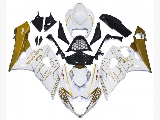 2005-2006 Or Brillant Corona Personnalisé GSXR 1000 Carénage 2005-2006 Or Brillant Corona Personnalisé GSXR 1000 Carénage