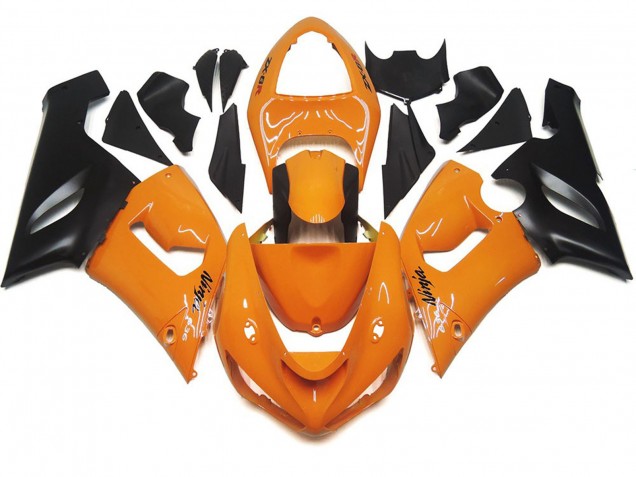 2005-2006 Orange Clair & Noir ZX6R Carénage 2005-2006 Orange Clair & Noir ZX6R Carénage