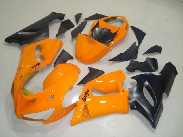 2005-2006 Orange Noir ZX6R Carénage 2005-2006 Orange Noir ZX6R Carénage