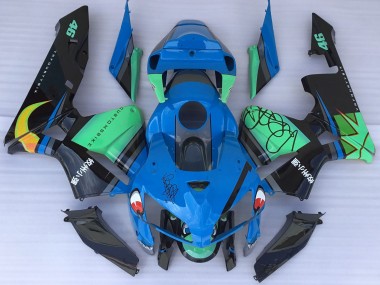 2005-2006 Requin Bleu & Vert CBR600RR Carénage