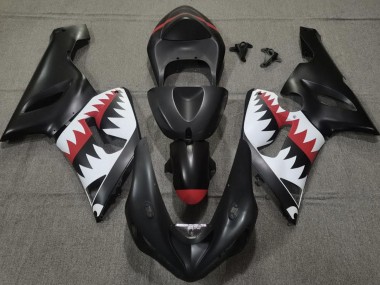 2005-2006 Requin Noir Mat ZX6R Carénage