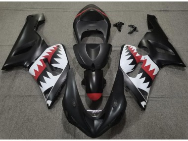 2005-2006 Requin Noir Mat ZX6R Carénage