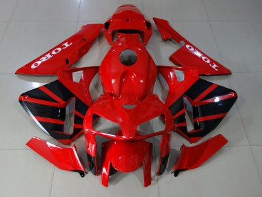 2005-2006 Rouge Brillant CBR600RR Carénage