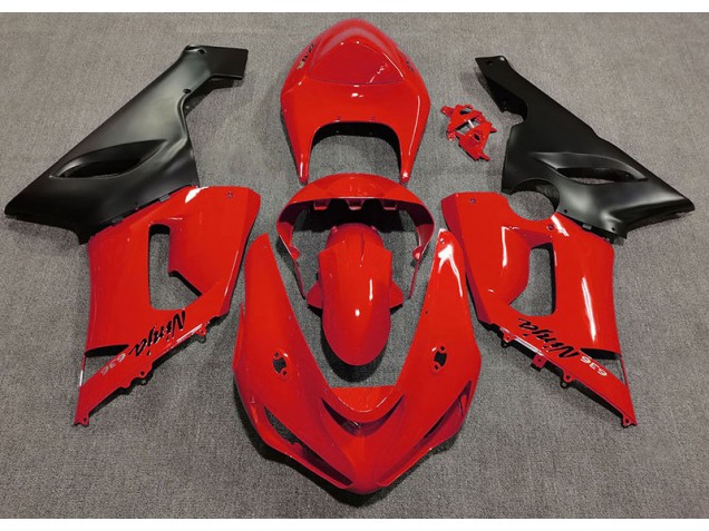 2005-2006 Rouge Brillant ZX6R Carénage