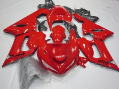 2005-2006 Rouge Brillant ZX6R Carénage