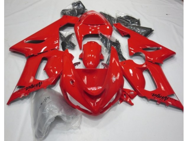 2005-2006 Rouge Brillant ZX6R Carénage 2005-2006 Rouge Brillant ZX6R Carénage