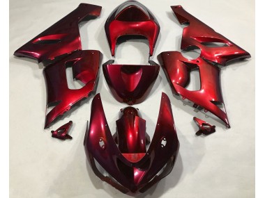 2005-2006 Rouge Métallisé ZX6R Carénage