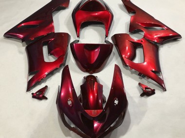 2005-2006 Rouge Métallisé ZX6R Carénage