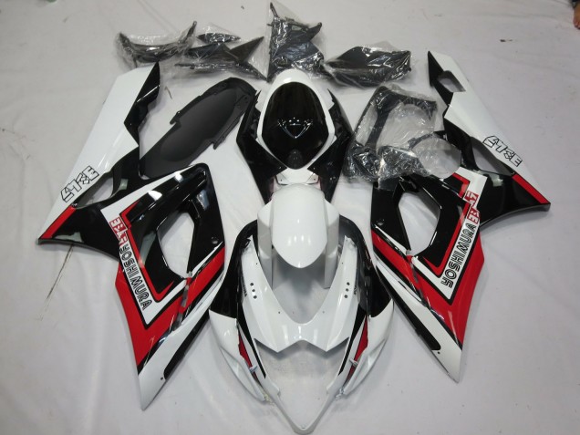 2005-2006 Rouge Noir & Blanc GSXR 1000 Carénage 2005-2006 Rouge Noir & Blanc GSXR 1000 Carénage