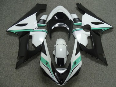 2005-2006 Sarcelle Blanc & Noir ZX6R Carénage