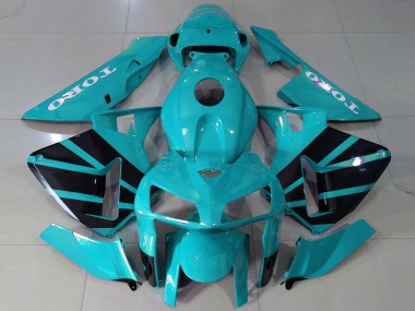 2005-2006 Style Bleu Sarcelle OEM CBR600RR Carénage
