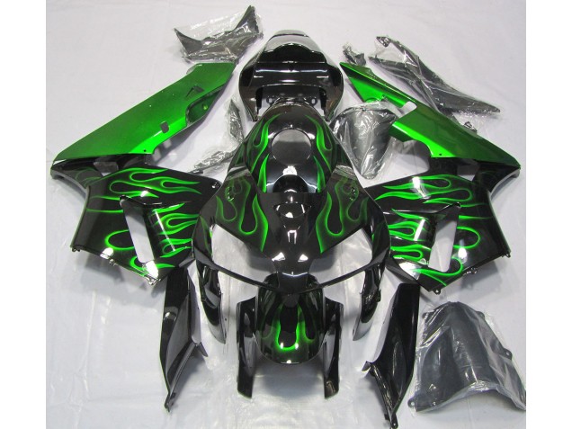 2005-2006 Verde Vibrante Fiamma CBR600RR Carénage 2005-2006 Verde Vibrante Fiamma CBR600RR Carénage