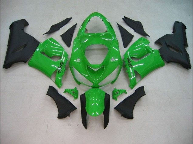 2005-2006 Vert Brillant Mat ZX6R Carénage 2005-2006 Vert Brillant Mat ZX6R Carénage
