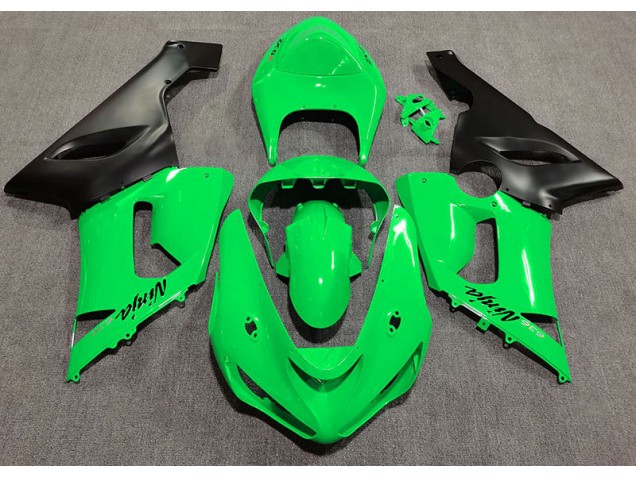 2005-2006 Vert Brillant ZX6R Carénage 2005-2006 Vert Brillant ZX6R Carénage