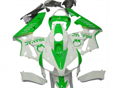 2005-2006 Vert Clair & Blanc Pramac CBR600RR Carénage