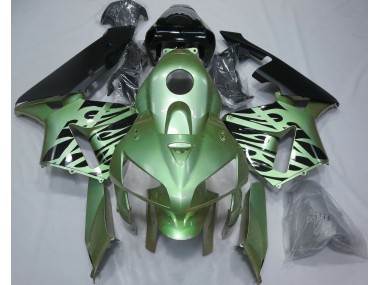 2005-2006 Vert Clair Flamme CBR600RR Carénage