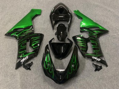 2005-2006 Vert Flamme ZX6R Carénage