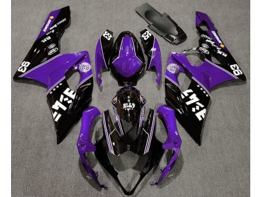 2005-2006 Violet Brillant & Noir Personnalisé GSXR 1000 Carénage