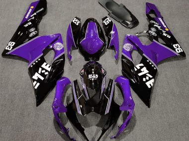2005-2006 Violet Brillant & Noir Personnalisé GSXR 1000 Carénage