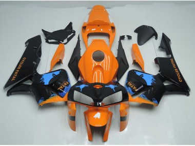 2005-2006 Éclaboussures Orange & Noires CBR600RR Carénage