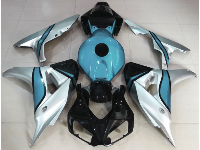 2006-2007 Argent & Bleu Clair Personnalisé CBR1000RR Carénage 2006-2007 Argent & Bleu Clair Personnalisé CBR1000RR Carénage