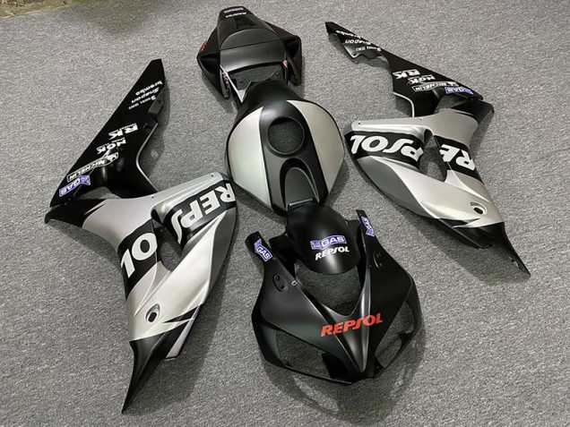 2006-2007 Argent Mat Repsol CBR1000RR Carénage 2006-2007 Argent Mat Repsol CBR1000RR Carénage