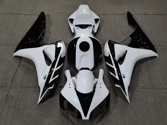 2006-2007 Blanc Brillant & Noir CBR1000RR Carénage 2006-2007 Blanc Brillant & Noir CBR1000RR Carénage