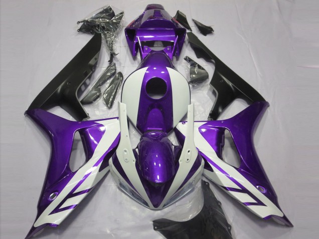 2006-2007 Blanc Brillant & Violet CBR1000RR Carénage 2006-2007 Blanc Brillant & Violet CBR1000RR Carénage