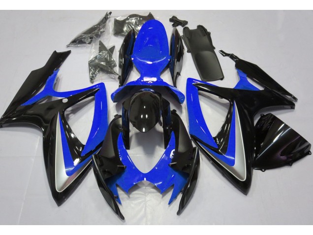 2006-2007 Bleu Brillant Débadgé GSXR 600-750 Carénage 2006-2007 Bleu Brillant Débadgé GSXR 600-750 Carénage