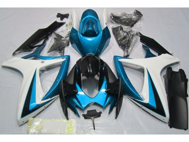 2006-2007 Bleu Clair & Blanc GSXR 600-750 Carénage