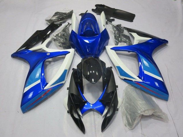 2006-2007 Bleu Clair & Foncé GSXR 600-750 Carénage 2006-2007 Bleu Clair & Foncé GSXR 600-750 Carénage