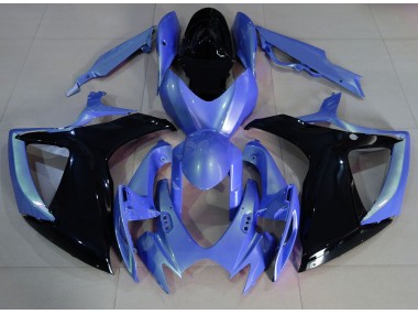 2006-2007 Bleu Clair & Noir GSXR 600-750 Carénage