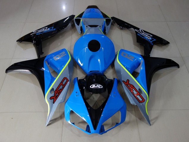 2006-2007 Cbr Personnalisé Bleu & Noir CBR1000RR Carénage 2006-2007 Cbr Personnalisé Bleu & Noir CBR1000RR Carénage