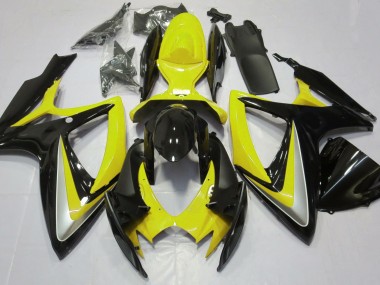 2006-2007 Jaune Brillant Débadgé GSXR 600-750 Carénage