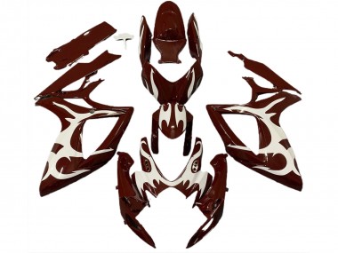2006-2007 Marron & Blanc GSXR 600-750 Carénage