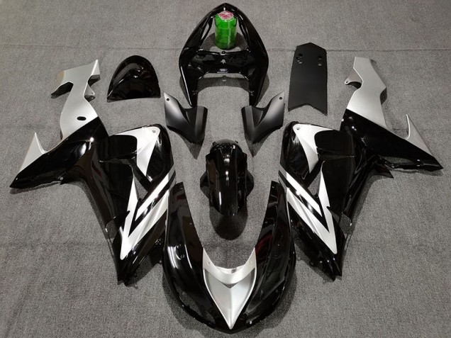 2006-2007 Noir & Argent ZX10R Carénage 2006-2007 Noir & Argent ZX10R Carénage