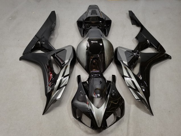 2006-2007 Noir Brillant & Gris CBR1000RR Carénage 2006-2007 Noir Brillant & Gris CBR1000RR Carénage