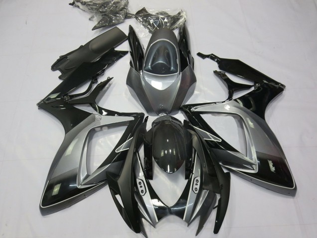2006-2007 Noir Gris Spécial GSXR 600-750 Carénage 2006-2007 Noir Gris Spécial GSXR 600-750 Carénage