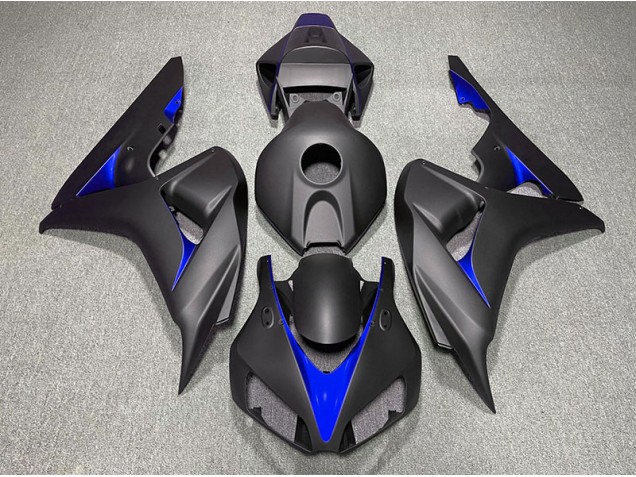 2006-2007 Noir Mat & Bleu CBR1000RR Carénage 2006-2007 Noir Mat & Bleu CBR1000RR Carénage