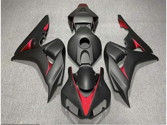 2006-2007 Noir Mat & Bleu Clair CBR1000RR Carénage 2006-2007 Noir Mat & Bleu Clair CBR1000RR Carénage