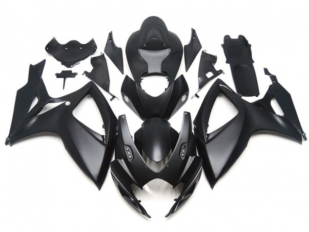 2006-2007 Noir Mat OEM Style Personnalisé GSXR 600-750 Carénage 2006-2007 Noir Mat OEM Style Personnalisé GSXR 600-750 Carénage