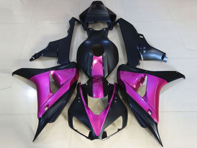 2006-2007 Noir Mat & Rose CBR1000RR Carénage 2006-2007 Noir Mat & Rose CBR1000RR Carénage